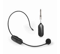 Mtlavishness MTLAVISHY 2.4G Auriculares de micrófono inalámbrico 2 en 1 con diseño de Ahorro de energía de Sonido Claro Efecto de reverberación 3D y conexión Estable de Largo Alcance para el