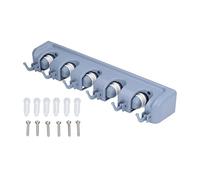 Mtlavishness Mtlavishy Multifuncional Space Que Ahorra un Tope y Escoba Parra de Pared para la Pared para Las Herramientas de organización en la Cocina Garaje de jardín de baño Material de (Tipo B)