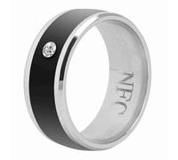 Mtlavishness NFC Multifunction Smart Rings Magic Wearable Device For Mobile Phone Unlock Share Data With NFC Technology No Charge Depth Protect Personal Privacy Size 13 (size9)