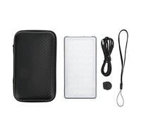 Mtlavishness Nicefoto portátil LED luz de la lámpara perlas metal función de carga del cuerpo Multi características ideal para la fotografía Live Streaming Still Life Tiro