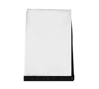 Mtlavishness Pantalla de proyección de cortina de proyección de cortina de proyector blanca plegable portátil 1pc ideal para acampar al aire libre y cine al aire libre con relación de aspecto 16: 9 y