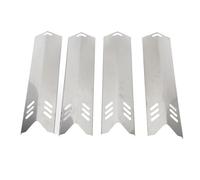 Mtlavishness Parrilla Placas de Calor Cubiertas para Horno Barbacoa Parrilla de Gas Placas deflectoras Carpa de Calor Acero Inoxidable Distribución Uniforme del Calor Diseño a
