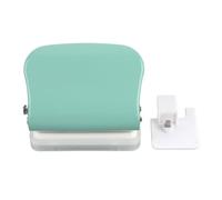 Mtlavishness Perforadora de papel de 5 agujeros Carpetas sueltas Sistemas de encuadernación Máquinas de encuadernación Perforadora de papel de hojas para cuaderno A4 A5 B5 Álbum (Verde)