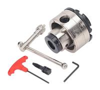 Mtlavishness Portabrocas de torno de madera de 4 mandíbulas de 3,75 pulgadas, portabrocas de torno de metal de acero de aleación con adaptador de 1 pulgada x 8 TPI a M33 x 3,5