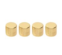 Mtlavishness Premium 4Pcs Potentiometer Knob For Electric Guitar With Wide Compatibility Made Of Strong Metal Ideal For Instrument Lovers And DIY Projects Diameter Approx 18 4mm (Gold)