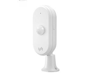 Mtlavishness Sensor de Movimiento PIR Alarma de Seguridad Detector de Movimiento por Infrarrojos Alarma de Sonido y luz Ángulo Aplicación Notificación Alertas Registros 4 Modos de