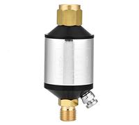 Mtlavishness Separador de agua y aceite Filtro de línea de aire Filtro de compresor para pistola rociadora Herramientas neumáticas - Entrada y salida NPT de 1/4" Elimina agua,