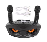 Mtlavishness Sistema de micrófono inalámbrico profesional con conexión Bluetooth y múltiples funcionalidades para el hogar KTV y uso en interiores y exteriores, material ABS V4 2 versión Bluetooth