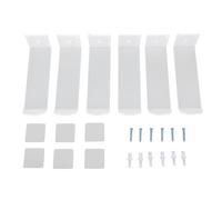 Mtlavishness Soporte para Diadema de Acrílico Montado en la Pared Paquete de 6 Estantes de Almacenamiento Organizadores Colgantes Transparentes para Niñas Mujeres Exhibir y