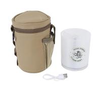 Mtlavishness Squid Jig Fill Light Bolsa de Pesca con luz Brillante, Puerto de alimentación Hembra Tipo C para una fácil Carga, Mejora la Visibilidad del Cebo para la Pesca Diurna (Caqui)