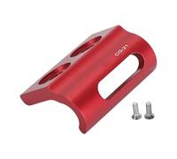 Mtlavishness Suspensión del cambio delantero de bicicleta Adaptador de montaje de aleación de aluminio Gancho de engranaje de marco estable y resistente para cambios suaves (Roja)