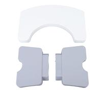 Mtlavishness Taburete Orinal Plegable, 18 cm de Altura, soporta 227 kg, plástico PP, portátil, para Ponerse en Cuclillas, Ideal para Viajes y para una higiene óptima en el baño. (Blanca)