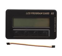 Mtlavishness Tarjeta de Programa LCD Multifuncional con Pantalla en Tiempo Real para Modelo de avión RC ESC con Pantalla LCD Detección de Voltaje PWM Detección del Acelerador