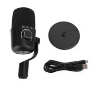 Mtlavishness USB Condenser Gaming Microphone Streaming Microphone Recording Equipment with Ambient Lighting Shock Mount Adjustable Gain for PC Streaming and Recording
