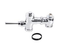 Mtlavishness Válvula de descarga para urinario retráctil G1in, tipo de presión manual, válvula de descarga para inodoro de latón con distancia del orificio central de 105 115 mm