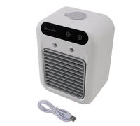 Mtlavishness Ventilador de aire acondicionado portátil Enfriador de aire pequeño Enfriamiento eficiente con bajo consumo de energía Diseño compacto exquisito para uso en el hogar,