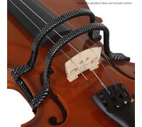 Mtlavishness Violin Bow Straightener Carbon Fiber Resin Bow Collimator Ideal for Violin Beginners Precise Fit Design Soft Silicone Slot Sturdy Material Suitable for 1/4 1/8 1/10