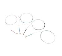 MTLAVISHSHIS Cadenas de violín 4/4 Tamaño universal Set Coled Ball Head Material duradero para rico sonido y tono dulce para todos los jugadores de nivel