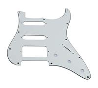 MTLAVISHSHIS La superficie del espejo de la guitarra eléctrica del espejo adecuado para guitarras de estilo FD ST de acuerdo con los estándares mexicanos de color color 1.7 mm (Blanco)
