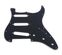 MTLAVISHSHIS La superficie del espejo de la guitarra eléctrica del espejo adecuado para guitarras de estilo FD ST de acuerdo con los estándares mexicanos de color color 1.7 mm (Negro)