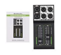 MTLAVISHSHIS Volumen pasivo Control Metal Ajuste de sonido preciso para reproductores de DVD Tarjetas de sonido Computadoras Ideal para s de audio de hogares admite la sali de