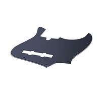 MtlaVishy 10 hoyos JB Bass Pickguard Premium 3ply PVC Construction para JB estándar y Tagima JB ideal para bajo de guitarra eléctrica con grosor de 2.2 mm
