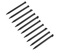 MTLAVISHY 10pcs Prescos de Pantalla táctil de lápiz óptico portátiles Puro no respetado ambientalmente no Seguro para Usar para la Nueva Consola 3dsxl Suave Delicada sentirse (Negro)