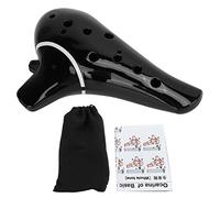Mtlavishy 12 hoyos AC Alto C Key Instrumento de viento Ocarina Portable para actuaciones profesionales y principiantes ideales para el tamaño compacto de viaje Ligero y material