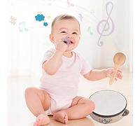 MTLAVISHY 13 PCS Percusiones Musical Musical Toy Educational Education Learning Kit Ideal para Parques de Casas Camping Picnic Día de Madera y Cuero de Madera y Cuero de Cuero