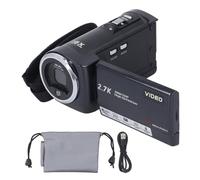 MtlaVishy 2.7k Video de cámaras de cámaras de Video con Zoom Digital 16x de resolución de 50MP y Pantalla de rotación de 270 Grados para Eventos Deportivos reuniones Familiares (64GB)