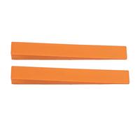 Mtlavishy 2pcs Tuning de piano mudo cuña de goma de sonido fácil de operar efecto sin deslizamiento para el nivel de goma de color naranja alto y graves