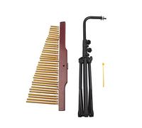 Mtlavishy 36 Tone Golden Bar Chimes Sound Melodious para la música de la iglesia y la educación musical ideal para mejorar el coro y alabar la música de adoración con soporte de