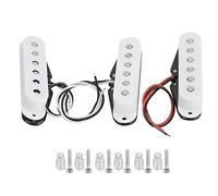 MTLAVISHY 3pcs Pickup Juego de piezas de bobina para un solo bobina para piezas de guitarra eléctrica de reemplazo de metal y plástico resistente y duradero adecuado para