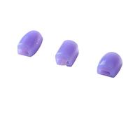 Mtlavishy 3pcs Silicona Saxofón cubiertas de llave de llave almohadillas de botón de palma para el rendimiento del instrumento de viento Asegurando la posición correcta de los (CC22 morado)