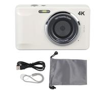 MTLAVISHY 4K 64MP La cámara Digital revoluciona su Experiencia de fotografía con AutOfocus 18x Digital Zoom 2.8 Pulgadas Diseño Compacto de Pantalla Ideal para Viajes y Momentos (Blanco)