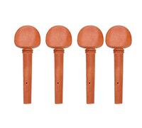 Mtlavishy 4pcs jujube madera 4/4 clavijas de ajuste de cuerda de violín de alta densidad reemplazo de piezas elegantes duraderas para medio y violines