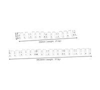 MtlaVishy 61 Key Silicone Piano Keyboard Music Music Pad Mat Etiquetas de nota extraíble Guía de práctica de los dedos Ayuda de enseñanza para estudiantes principiantes y niños