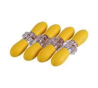 MtlaVishy 8 PCS Cornillo de acero inoxidable en las boquillas de brochetas de mazorca Las puntas de las puntas hacen que comer maíz con mantequilla caliente sea más fácil para las