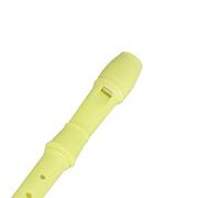 Mtlavishy ABS Soprano Soprano Descant Recorder ideal para niños Material de ABS para principiantes fáciles de jugar con la tabla de dedos y la limpieza de estilos alemán G Key 8 (Amarillo)