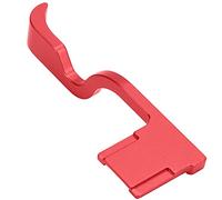 Mtlavishy Aleación de Aluminio Finger Hot Shoul Holgar Soporte de Agarre de la Pulgada Firma y ergonómico para el Accesorio de cámara A7R4 con procesamiento CNC de Alta (Rojo)