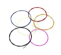 Mtlavishy Alice Guitar Strings Distintive Bright Tone Excelente entonación Rico Sonido cálido con armónicos abundantes para guitarristas 6 Piezas en 1 Paquete Material de aleación