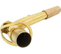 Mtlavishy Alto Saxophone Bend Material de latón premium Color de oro para actuaciones musicales y practicar con 24,5 mm de diámetro exterior de la articulación de la cabeza e