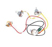 MtlaVishy Bass Potentiómetro Mastivo de cableado 500K Volumen de tono Controlador Accesorio de instrumentos Estructura simple fácil de usar y control compatible con varios graves