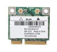 MtlaVishy BCM94322HM8L DW1510 Mini PCI E Tarjeta de Red inalámbrica High Speed Dual Band 300Mbps Compatibilidad con múltiples computadoras para una conexión a Internet