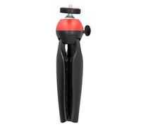 MtlaVishy Black 1/4in trípode trípode Soporte de teléfono móvil liviano Mini Accesorio de Escritorio portátil para Selfie Live cámara de Video con Altura de Almacenamiento de 7.3 (Rojo)