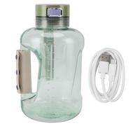 MTLAVISHY Botella de hidrógeno Diseño de fuga portátil 5L Gran capacidad ideal para la aptitud familiar y en la tecnología SPE que produce 1300ppb a 1800ppb rico en hidrógeno (Verde claro)