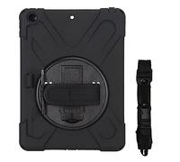 Mtlavishy Cajones de Teclado de Tableta para la Tableta iOS 10.2 2019 2020 2021 Cubierta de Tableta a Prueba de amortiguadores de Ajuste con Soporte de rotación de 360 Grados (Negro)