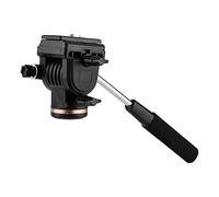 MTLAVISHY Cámara Profesional Video Fluid Drag Pan Head Ideal para cámaras y videocámaras DSLR admite un Disparo Panorama de 360 Grados con Placas de liberación rápida de 1/4