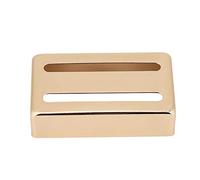 Mtlavishy Case de guitarra de metal de dos tragamonedas cubierta de humbucker de latón para guitarras eléctricas latón sólido protección duradera de recolección Control anti (Gold)