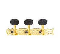 Mtlavishy clásica guitarra clavijas doradas con esculturas exquisitas ajustados precisos para guitarras clásicas y populares 2pcs par de parejas izquierda y derecha